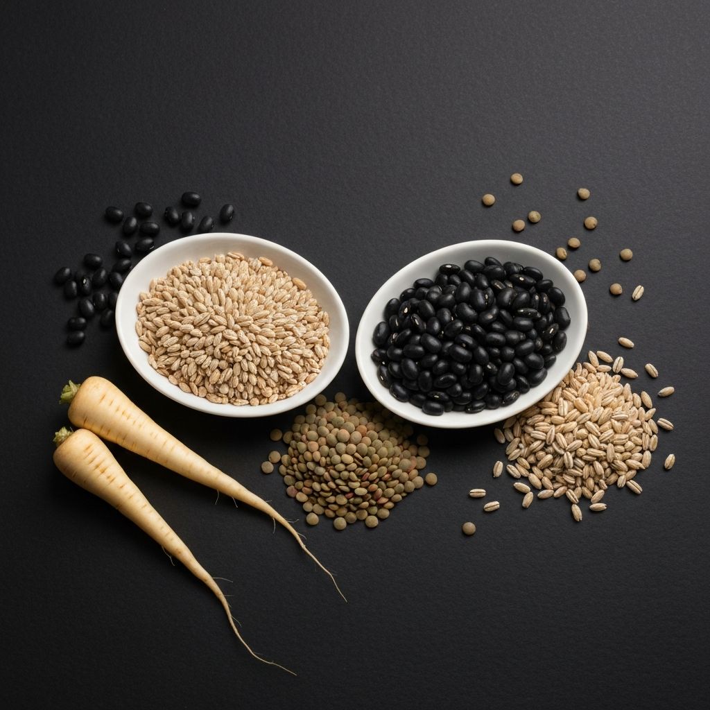 Legumes and grains