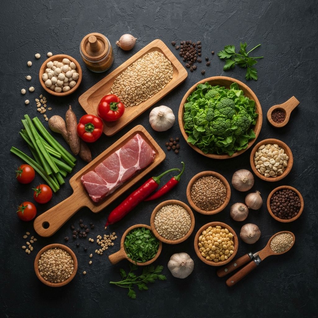 Variety of nutritious food sources